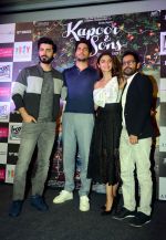 Alia Bhatt, Sidharth Malhotra, Fawad Khan at Kapoor N Sons Delhi photo shoot on 15th March 2016